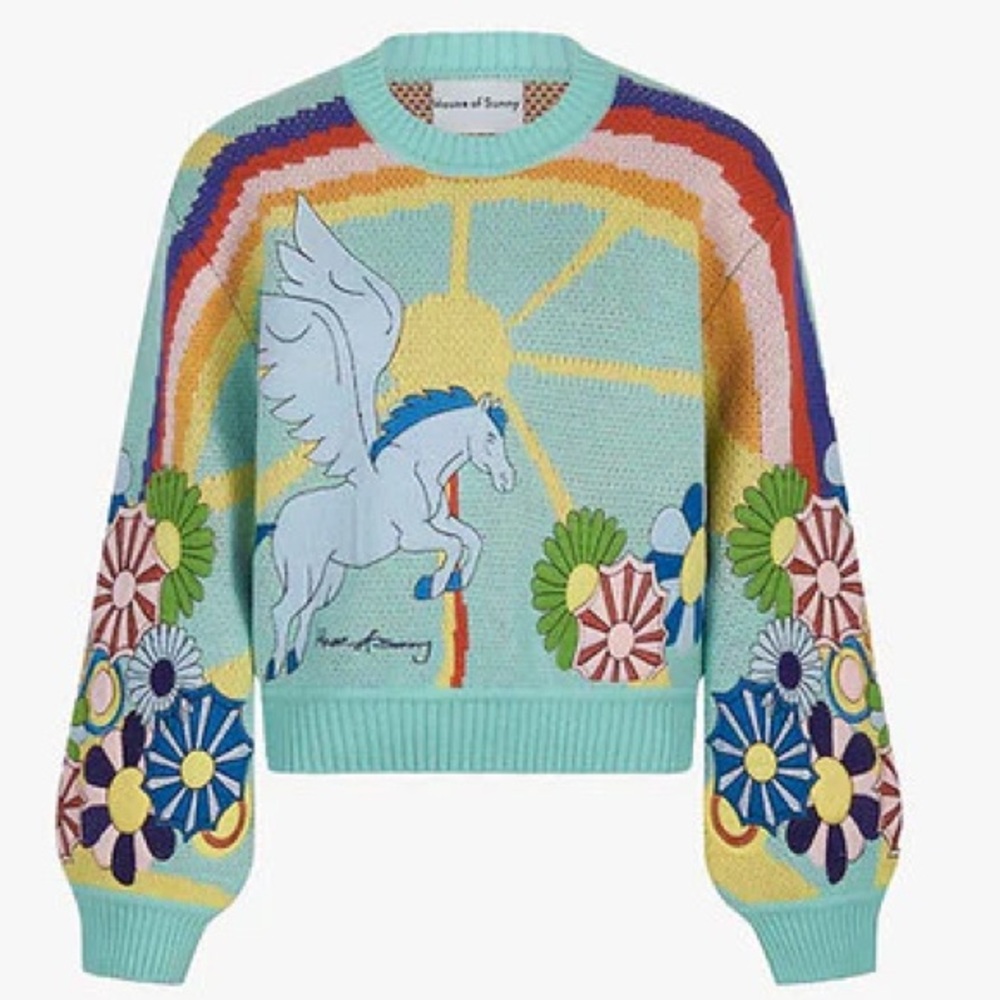Brand New House of Sunny Embroidered Sweater